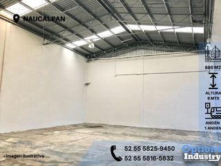 Naucalpan, area for renting an industrial warehouse