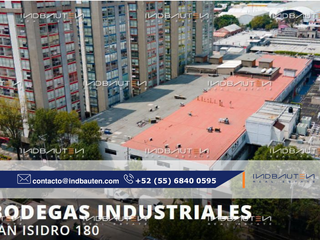 IB-CM0175 - Bodega Industrial en Renta en Azcapotzalco, 240 m2.