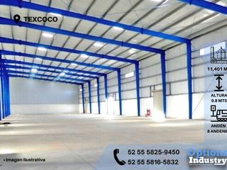 Incredible industrial warehouse for rent Texcoco