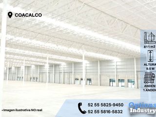 Rent industrial warehouse in Coacalco