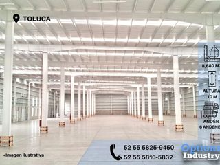 Industrial warehouse rental in Toluca