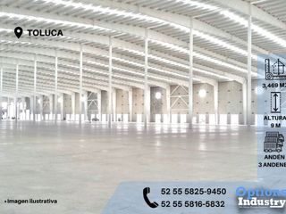 Amazing industrial warehouse in Toluca for rent