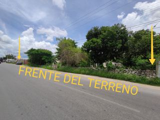 Terreno en venta  Dzununcan sobre periférico de la ciudad de Mérida Yucatán