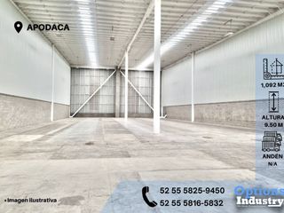 Great industrial warehouse for rent in Apodaca