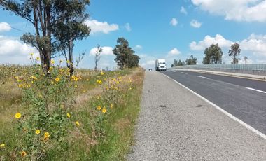 TERRENO CON UN FRENTE DE 150 METROS A PIE DE CARRETERA