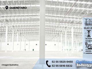 Rent in Querétaro industrial warehouse