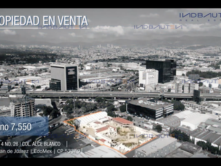 IB-EM0261 - Terreno Industrial en Renta en Naucalpan, 7,550 m2.
