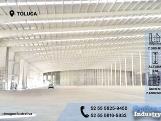 Oportunidad de renta de nave industrial en Toluca