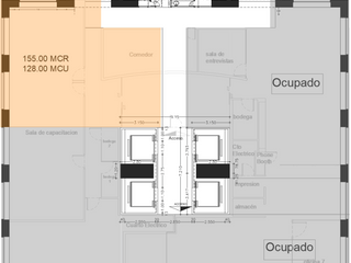 Oficina piso 4, 128 m2 en renta, Bosques de las Lomas, Cuajimalpa de Morelos