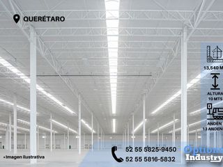 Querétaro, zona industrial para rentar nave