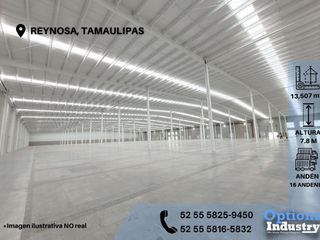 Alquiler de espacio industrial ubicado en Reynosa, Tamaulipas
