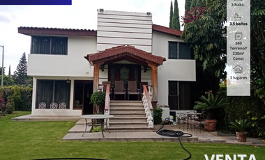 VENTA Casa en Residencial El Cristo, Atlixco, Puebla terreno de 540m2 /230m2 con