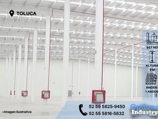 Great industrial warehouse in Toluca for rent