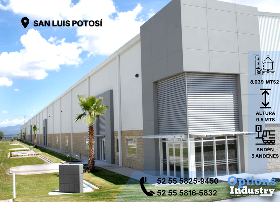 San Luis Potosí, industrial warehouse rental