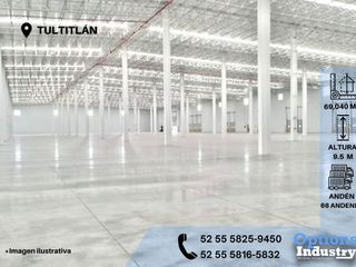 Rent industrial property in Tultitlán