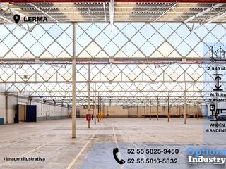 Rent now industrial warehouse in Lerma
