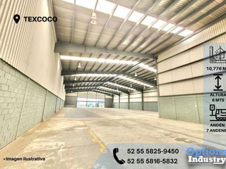 Immediate rent of industrial property in Texcoco