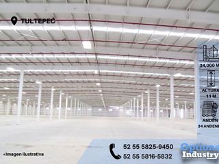 Amazing industrial warehouse in Tultepec for rent
