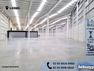 Rent now industrial warehouse in Lerma area