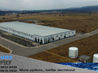 Industrial warehouse for lease in Huehuetoca