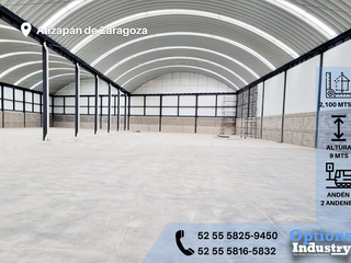Excellent warehouse in Atizapán, rent now!