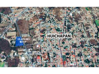 Amplio terreno comercial en excelente ubicación en Huichapan.