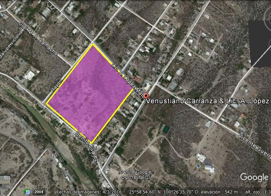 VENTA DE TERRENO EN HIDALGO NUEVO LEON