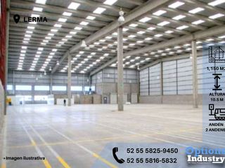 Industrial warehouse for rent in Lerma area