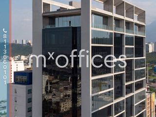 Piso oficinas en renta de 700m2 obra gris en Torre Corporativa en San Jerónimo