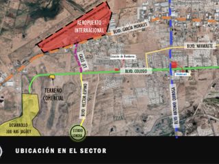 Terreno de uso mixto de 13000 m2 Blvd Colosio en Hermosillo Sonora