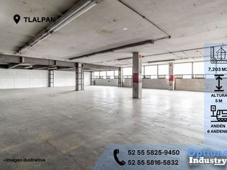 Industrial warehouse in Tlalpan for rent