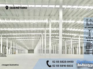 Querétaro, industrial property for rent