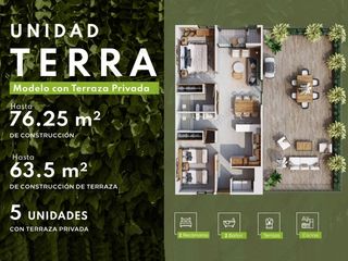 Condominio  en Venta Modelo TERRA Terraza -  en Fluvial Vallarta Puerto Vallarta