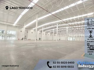 Great industrial warehouse on Lake Texcoco