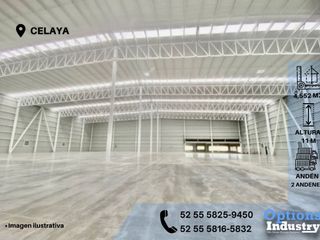 Immediate rent of an industrial warehouse in Celaya