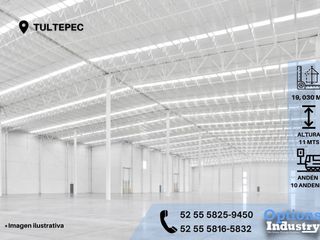 Immediate rent of industrial warehouse in Tultepec