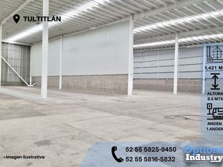 Warehouse rental in Tultitlán