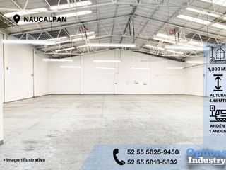 Industrial warehouse for rent in Naucalpan