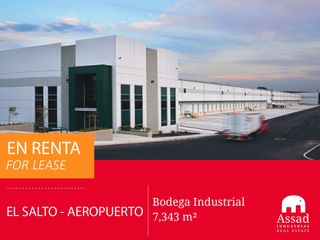 RENTA BODEGA 7,343m2 - EL SALTO GUADALAJARA