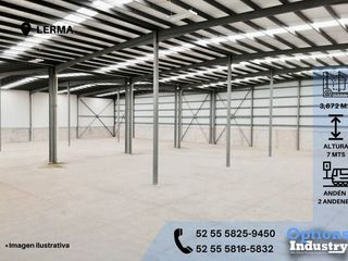 Industrial warehouse for rent in Lerma