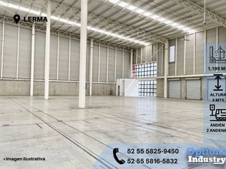 Rent industrial warehouse in Lerma