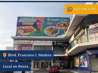 Renta Local Comercial/ KZ4 Plaza / Culiacan