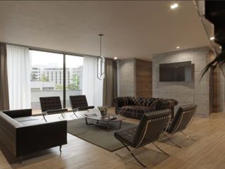 Penthouse 555m2, terraza, balcon, cuarto de servicio, en Polanco venta CDMX