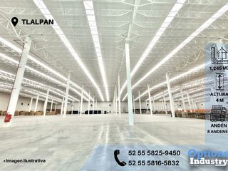 Rental of industrial space located in Tlalpan