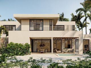 Villas y terrenos con Club de playa en venta frente al mar de Sisal