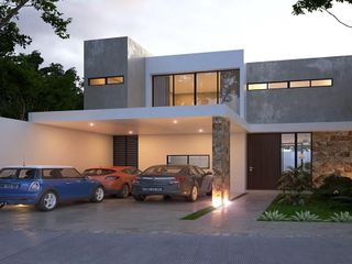 Casa en preventa, residencial Albarella Mod.H2 Cholul Mérida Yucatán