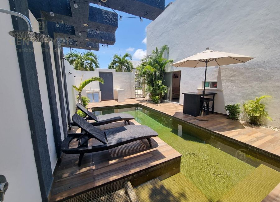 En venta moderna casa en Nuevo Playa del Sol Playa del Carmen P3918 ...