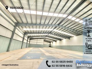 Amazing industrial warehouse for rent in Texcoco