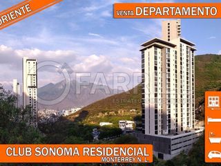 DEPARTAMENTO EN VENTA EN CLUB SONOMA MONTERREY VALLE ORIENTE TORRE PIETRA