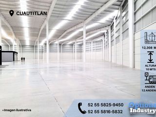 Increíble nave industrial en renta en Cuautitlán